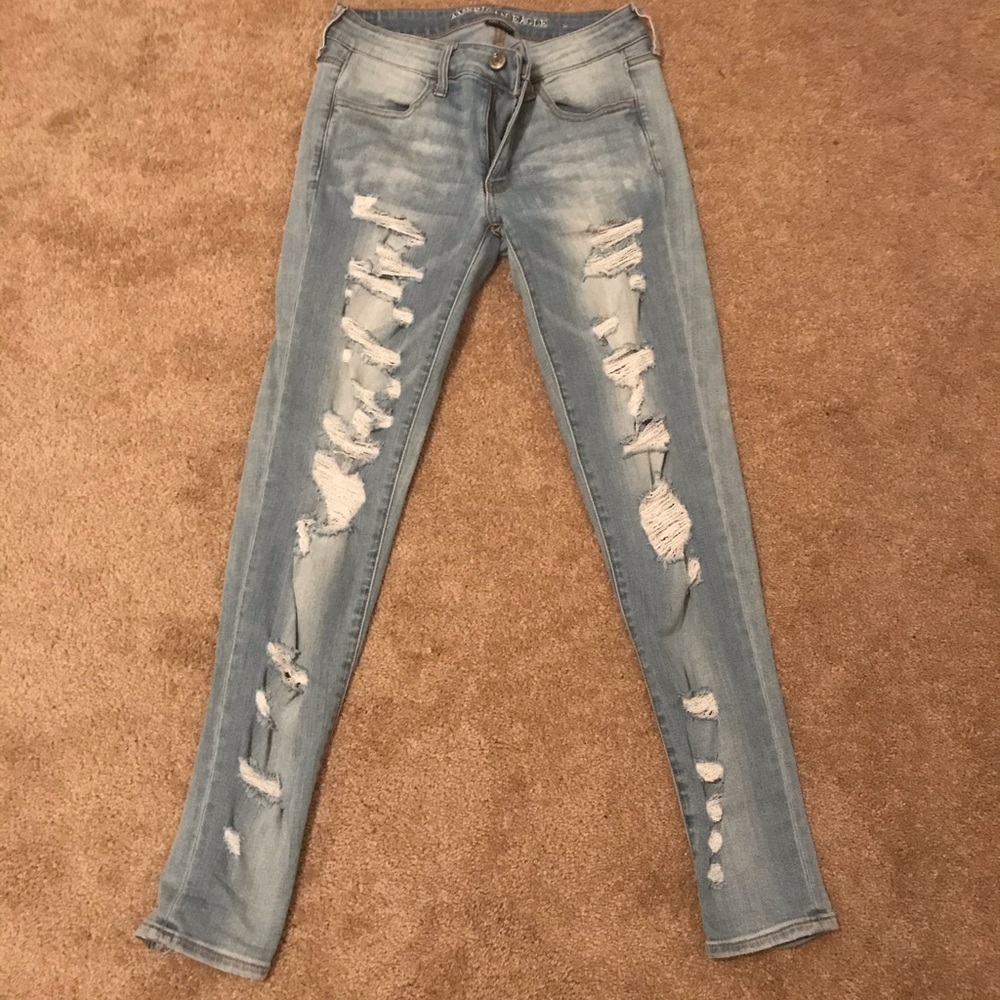 American eagle skinny jegging size 8